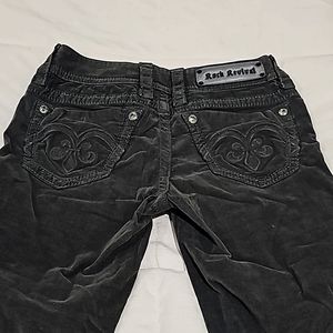 Rock Revival Grey Corduroy